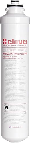 Aquverse Clover - Filtro de repuesto de carbono y mineral para sistema de ósmosis inversa debajo del fregadero