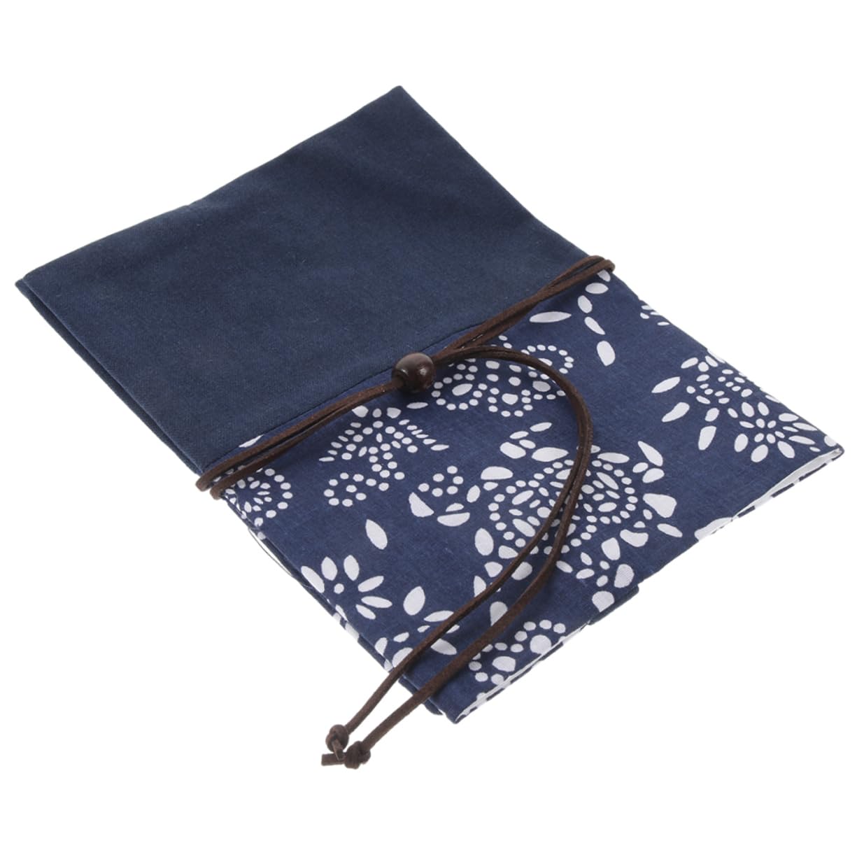 NUOBESTY Lot De 4 Couvertures De Livres En Tissu Teint Bleu Encre Protection Transparente Classeurs Scrapbooking Décoration De Livres Classeurs Intercalaires Autocollants Pochette