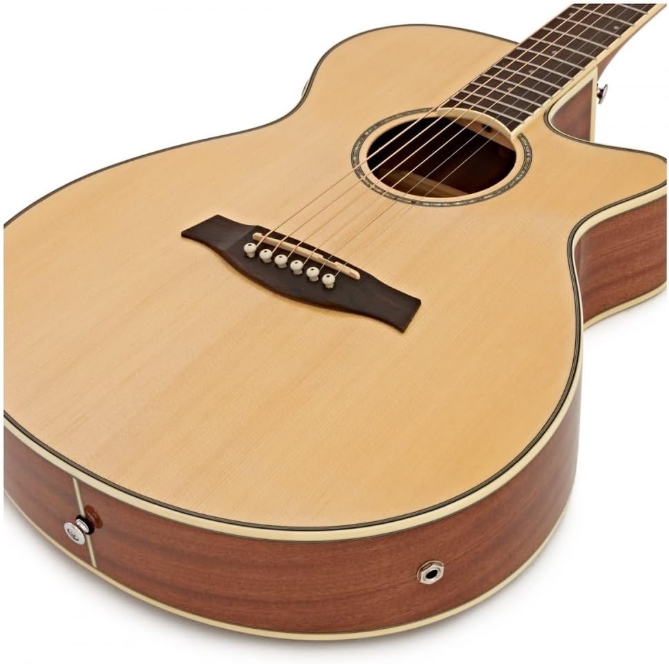 Amazon.com: Ibanez AEG 10 II Guitarra Eléctrica Acústica, Natural :  Instrumentos Musicales
