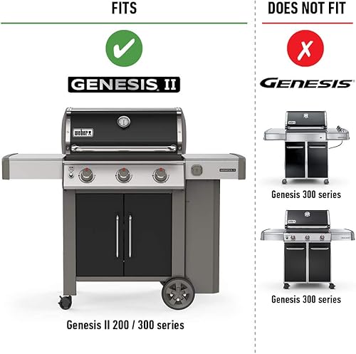 Miniatura 13 de Weber 7652 asador para uso con Genesis II & II, quemadores LX 2 y 3, parrillas series 300.