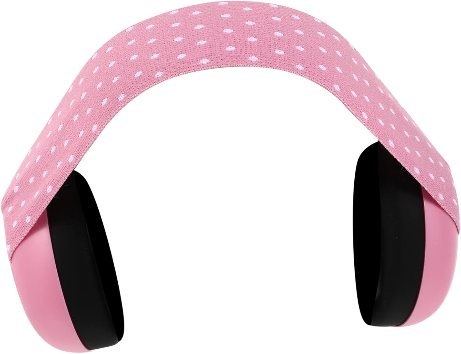 Adjustable Ear Protection Earmuffs for Newborns Lightweight Comfortable Pink for Travel Plane Camping
