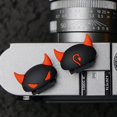 Miniatura 4 de ZOSTLAND Funda especial para cámara SLR, protector de zapatos, compatible con Sony Fuji Canon, Nikon Pentax Leical (Devil + Cat)