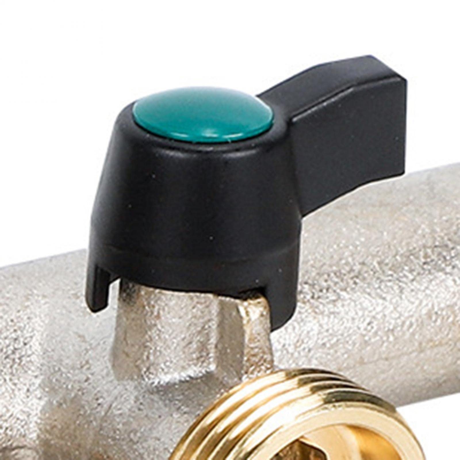 Distributore di 5 vie in ottone per rubinetto dell'acqua da giardino con 5 uscite per irrigazione fiorita e giardinaggio