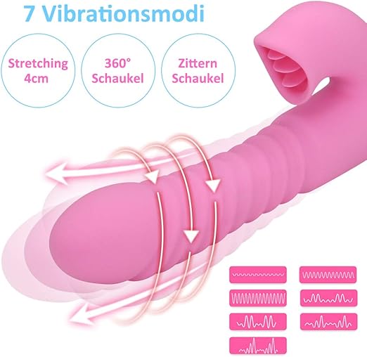 Vibrador para el punto G con función de choque, calefacción ...
