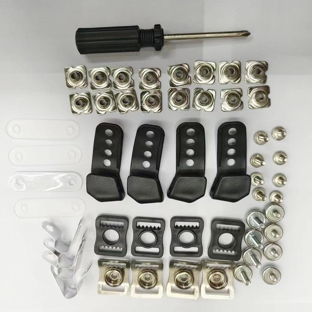 kowaku 53x Hockey Helmet Repair Kit Replacement Maintenance Tools Screwdriver Accessories Helmet Hardware Kit for Football Softball