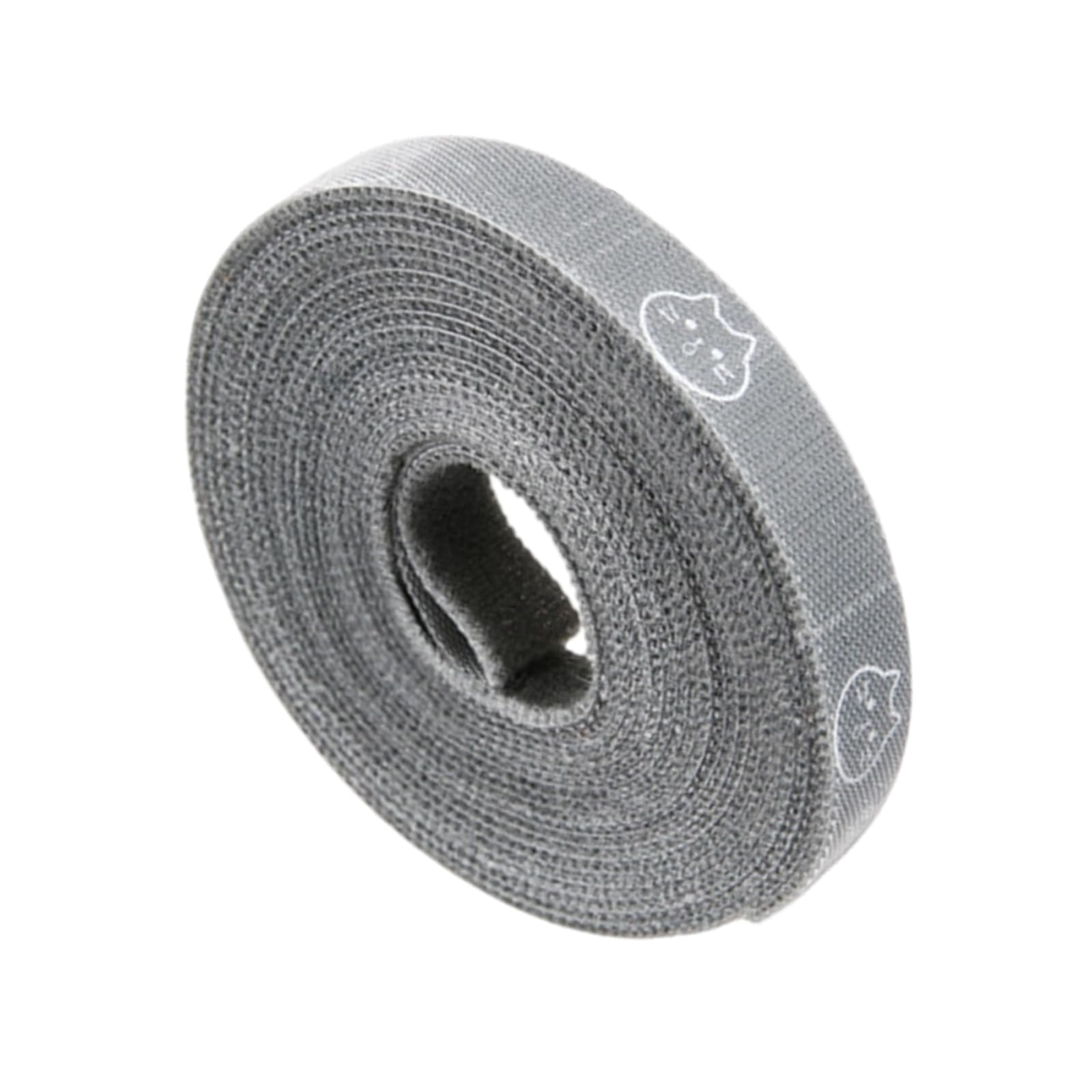 Hsioluted Gray Adhesive Nylon Strap Cable Tie For Data Wire Organization Storage Management Family Safe Cable Management