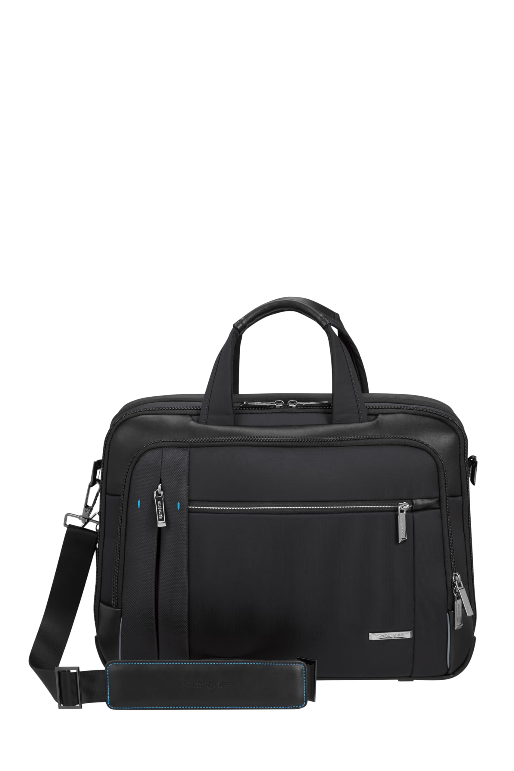 Samsonite Spectrolite 3.0 - Aktentasche 15.6" (42 cm) mit Smarte Funktionen, Praktische Innenaufteilung, Erweiterbar - 18/22L - Schwarz (Black)