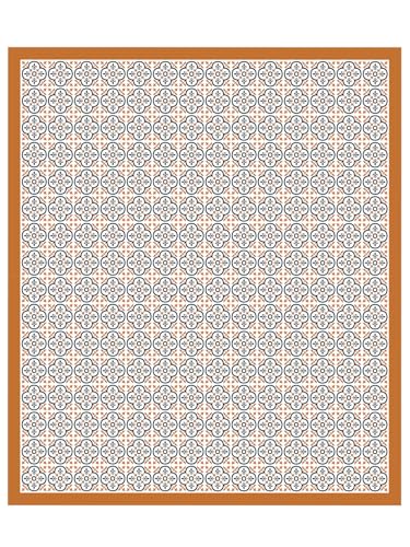 Image of LIVING ROOTS Jaipuri Hand Block Print King Cotton Bedsheet 86 * 104 inches (7 * 8.5 feet) with 2 Pillow Cover | 210 TC | Rich Fast Colour with No Colour Bleeding | (034-C)