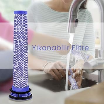 Dyson V6, V7, V8, DC58, DC59, DC62, DC74 ile Uyumlu Ön Filtre 2'li