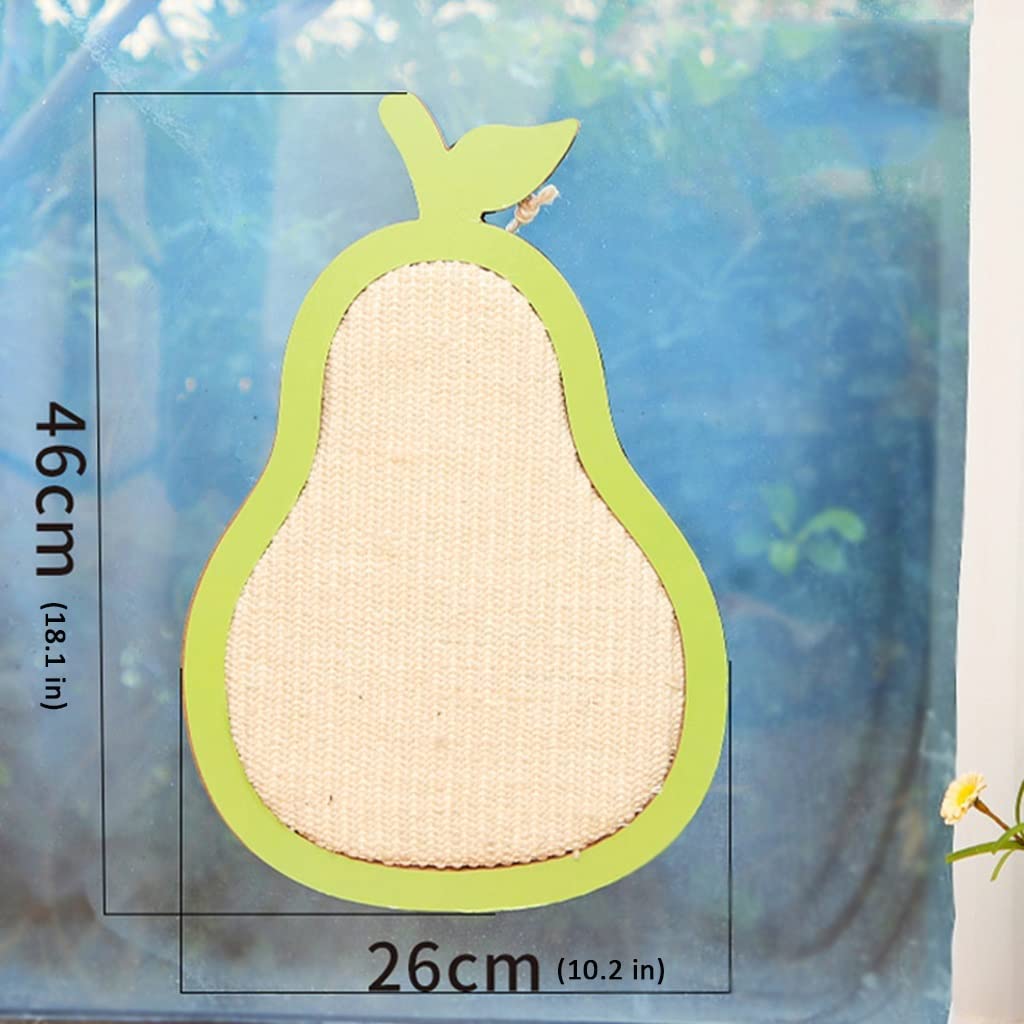 Tiragraffi Per Gatti Tiragraffi Cartone Sisal Tiragraffi Per Gatti Tiragraffi A Forma Di Frutta Tiragraffi Per Gatti A Parete Con Cavo Di Sospensione E Ventosa Tiragraffi Divano(26 * 46cm)