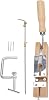 Beehive Frame Eyelets Puncher, 3-Needle Comb Drilling Machine for Beekeeping, Ergonomic Handle, Wood & Stainless Steel, Fast & Efficient Hole Punching