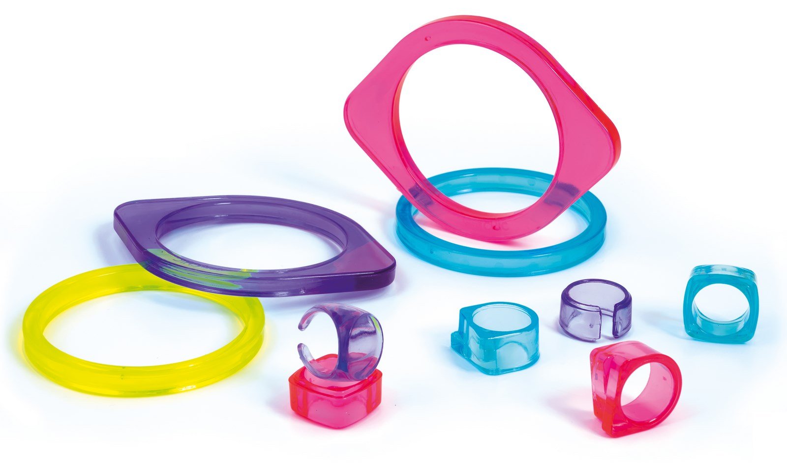 Clementoni 15958.1 - Fashion Schmuck Crazy Chic - błyszczące bransoletki