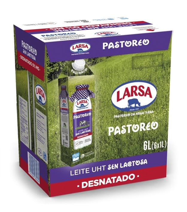 Larsa Leche Sin Lactosa Desnatada 6 x 1000 ml