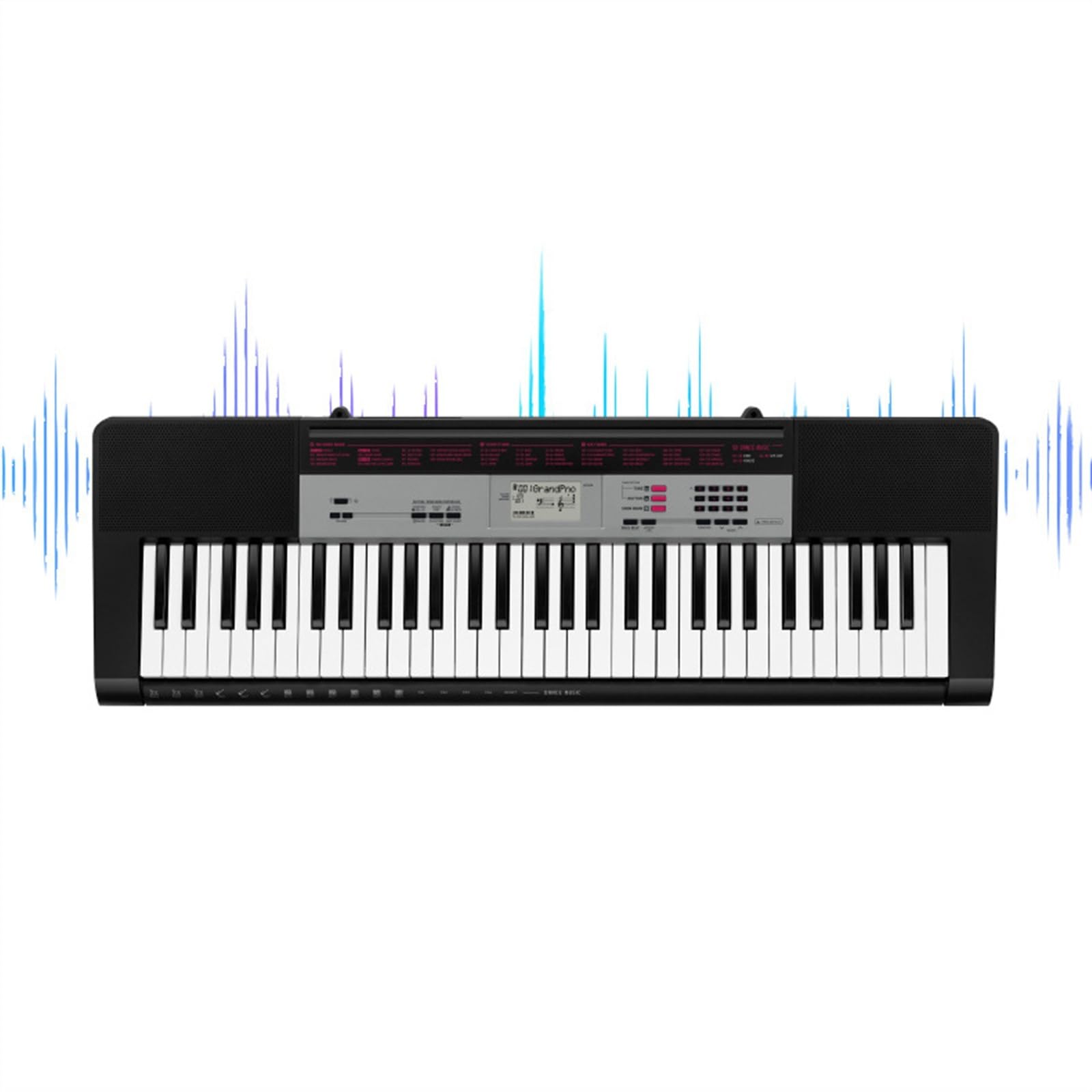 Elektronisches Keyboard Mit 61 Tasten Für Schüler, Digitales Elektronisches Keyboard Mit 120 Tönen Und 70 Rhythmen Tragbares Elektronisches Klavier