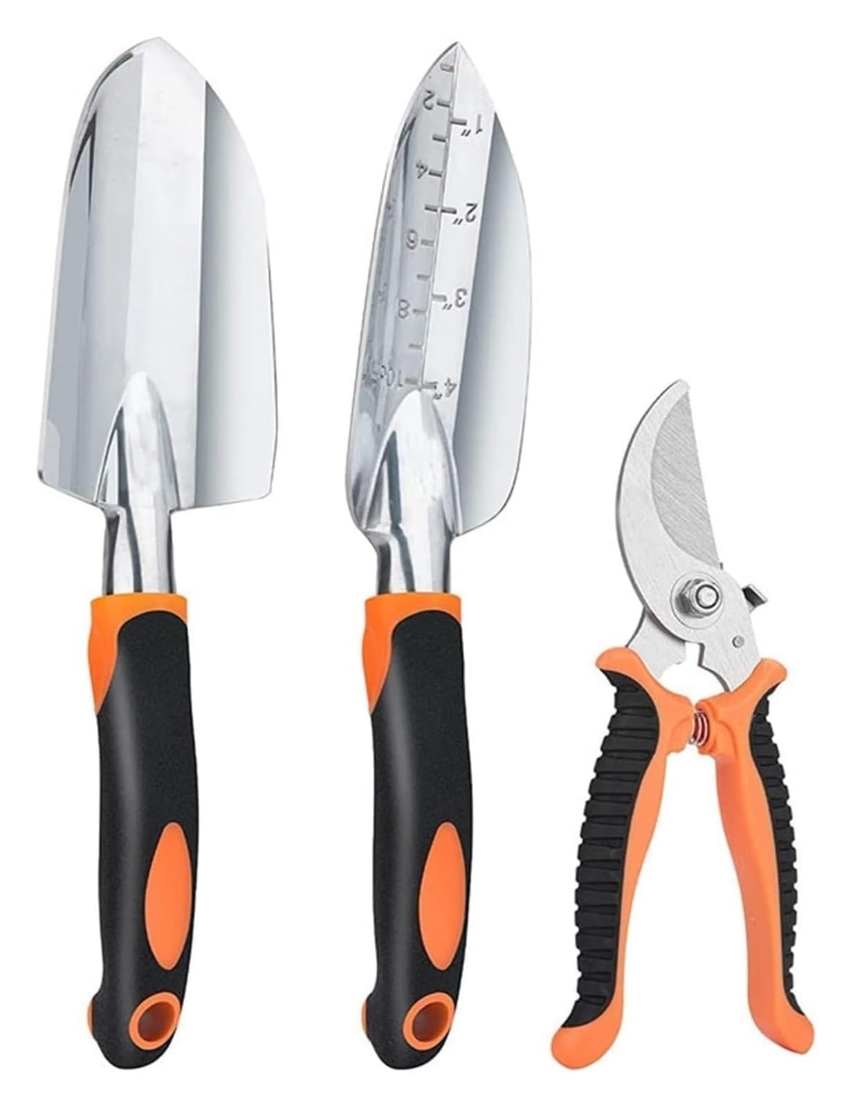Attrezzi da giardinaggio, pala da giardino, set di cazzuole, Attrezzi agricoli da giardino Set da 3 pezzi Pratiche forbici a pala Utensili manuali multifunzione Forniture for la coltivazione del giard