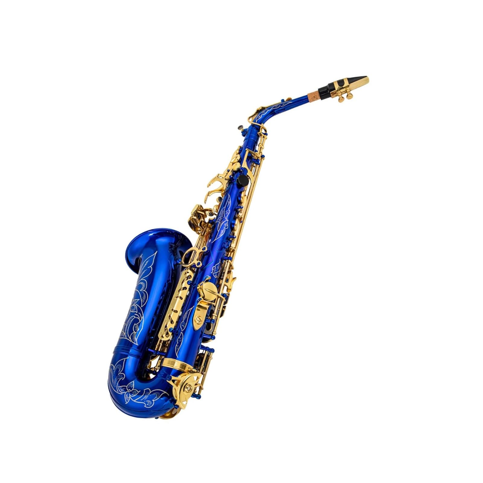 Sassofoni per gli amanti della musica Sassofono contralto in mi bemolle in ottone strumento da esibizione blu