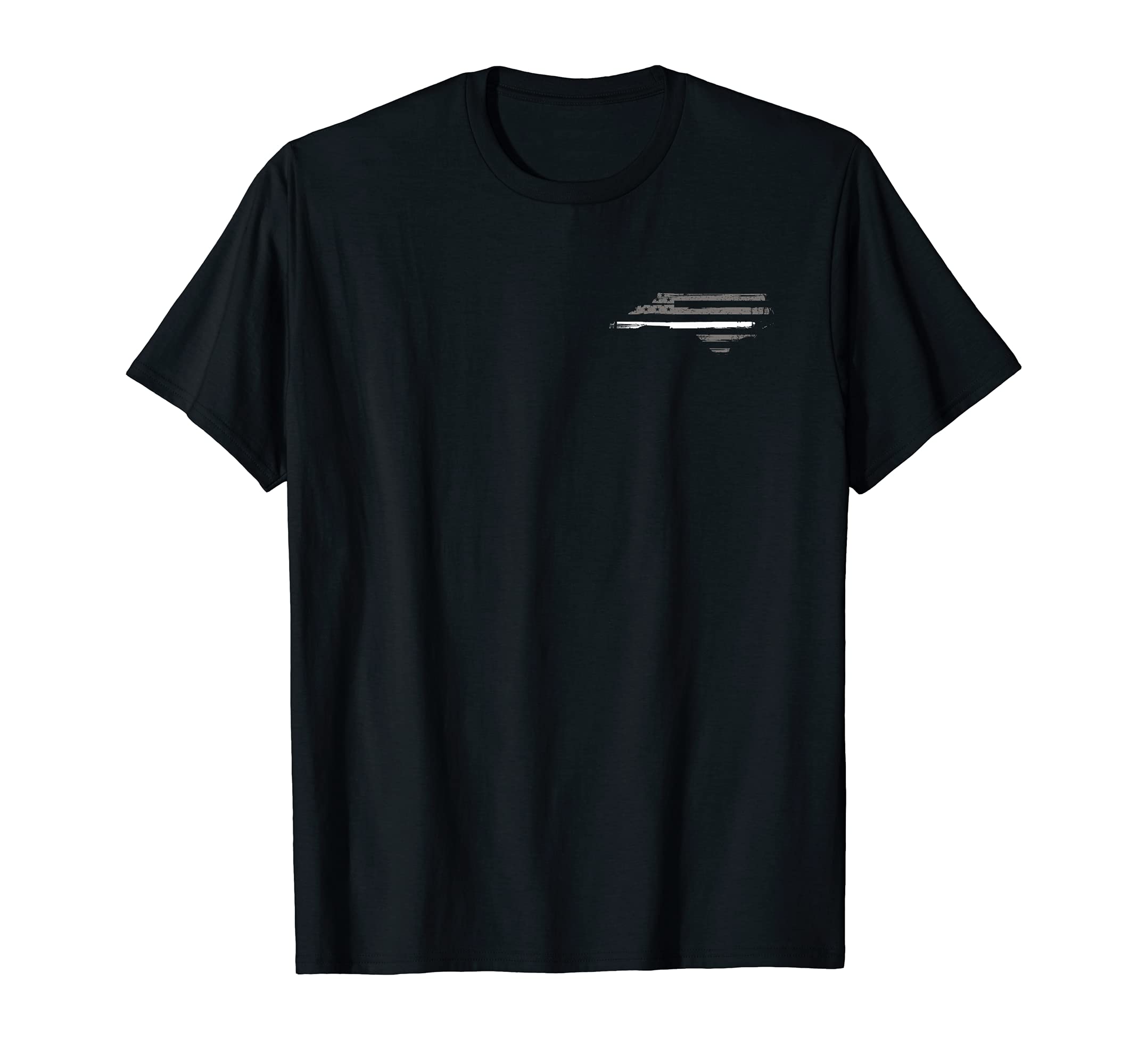 Thin Line Style Paramedic and EMS ShirtsNorth Carolina Paramedic EMS Thin White Line Shirt