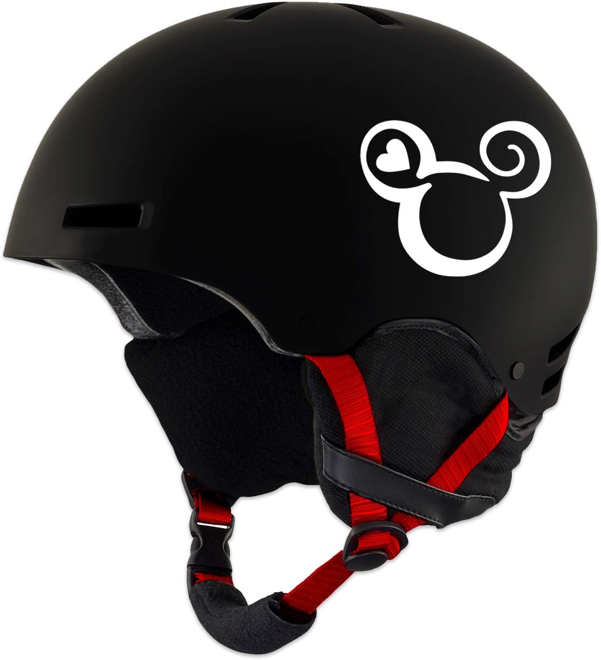 Bargain Max Decals Mouse Head Heart Outline Sticker Decal Notebook Car Laptop 5.5" (White) - Image 3