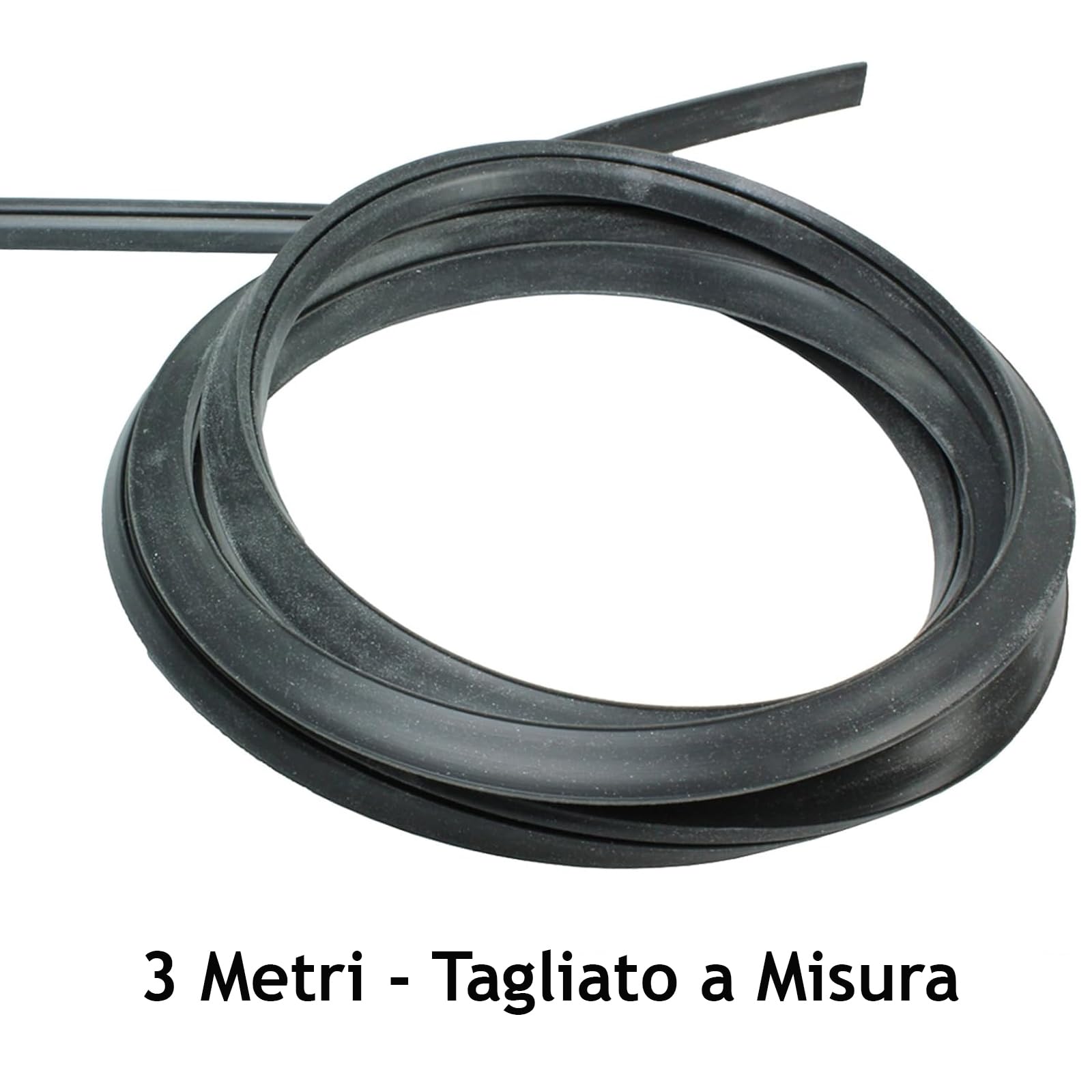 SPARES2GO Kit di Guarnizioni Universali per Porta del Forno in Silicone a 3 e 4 Lati (con Colla Sigillante)