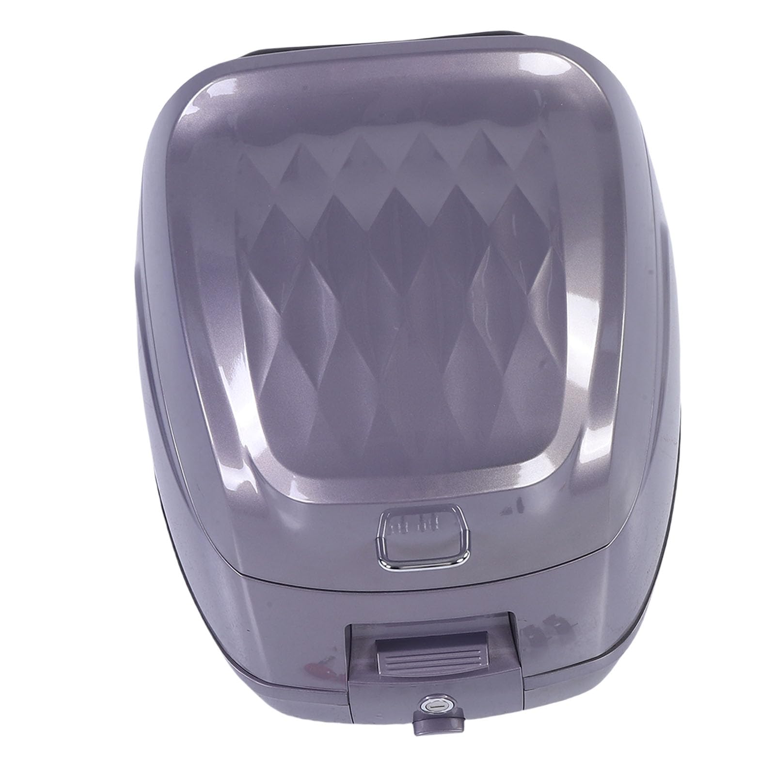 POENVFPO Top Case de Moto, Boîte de Rangement Arrière Verrouillable à Dégagement Rapide de 32 L en ABS pour Outils de Bagages de Casque, pour Motos et Scooters électriques (Brown)