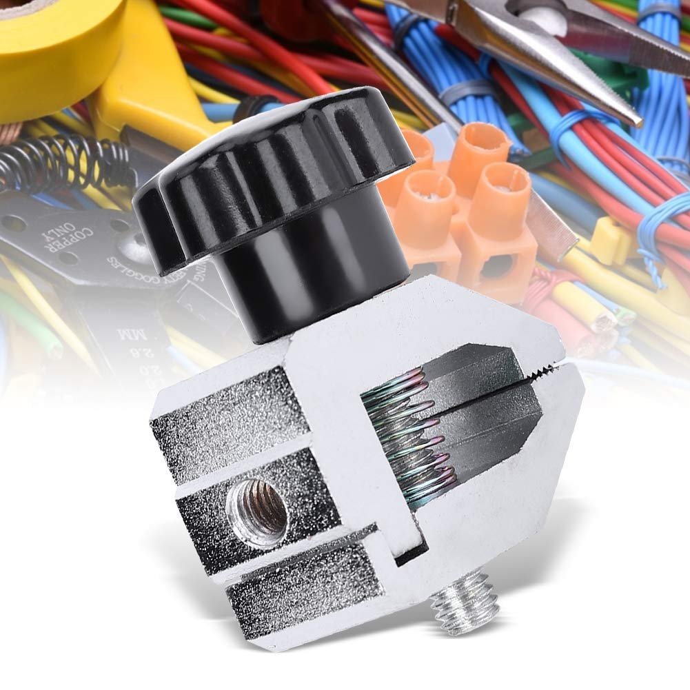 SJJ-01 Push Pull Force Fixture, Stainless Steel Jaw Clamp Thrust Tension Meter Clamp Micrometer Fixture Tension Tester, 500N High Loading Capacity 3.5mm Opening Size-image-32