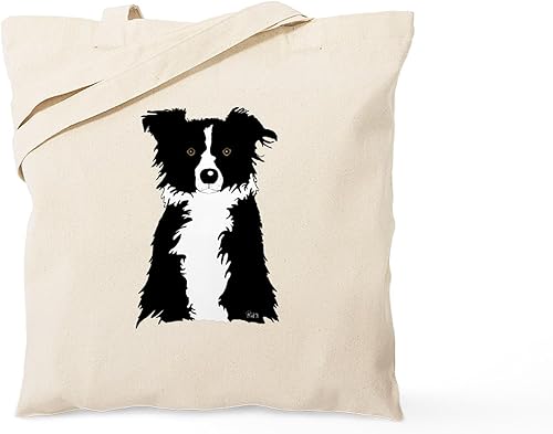 CafePress Border Collie Wanted - Bolsa de lona natural, bolsa de compras reutilizable