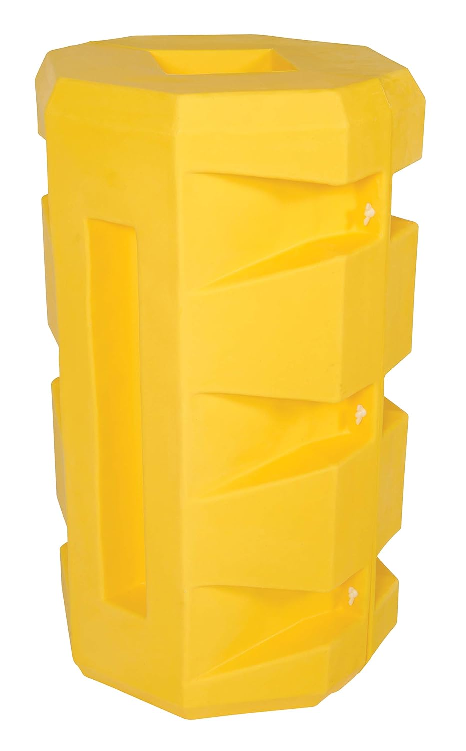 Vestil VB-8 UV Protected Polyethylene Column Protector 8 in. Square 7,000 Lb. Capacity Yellow