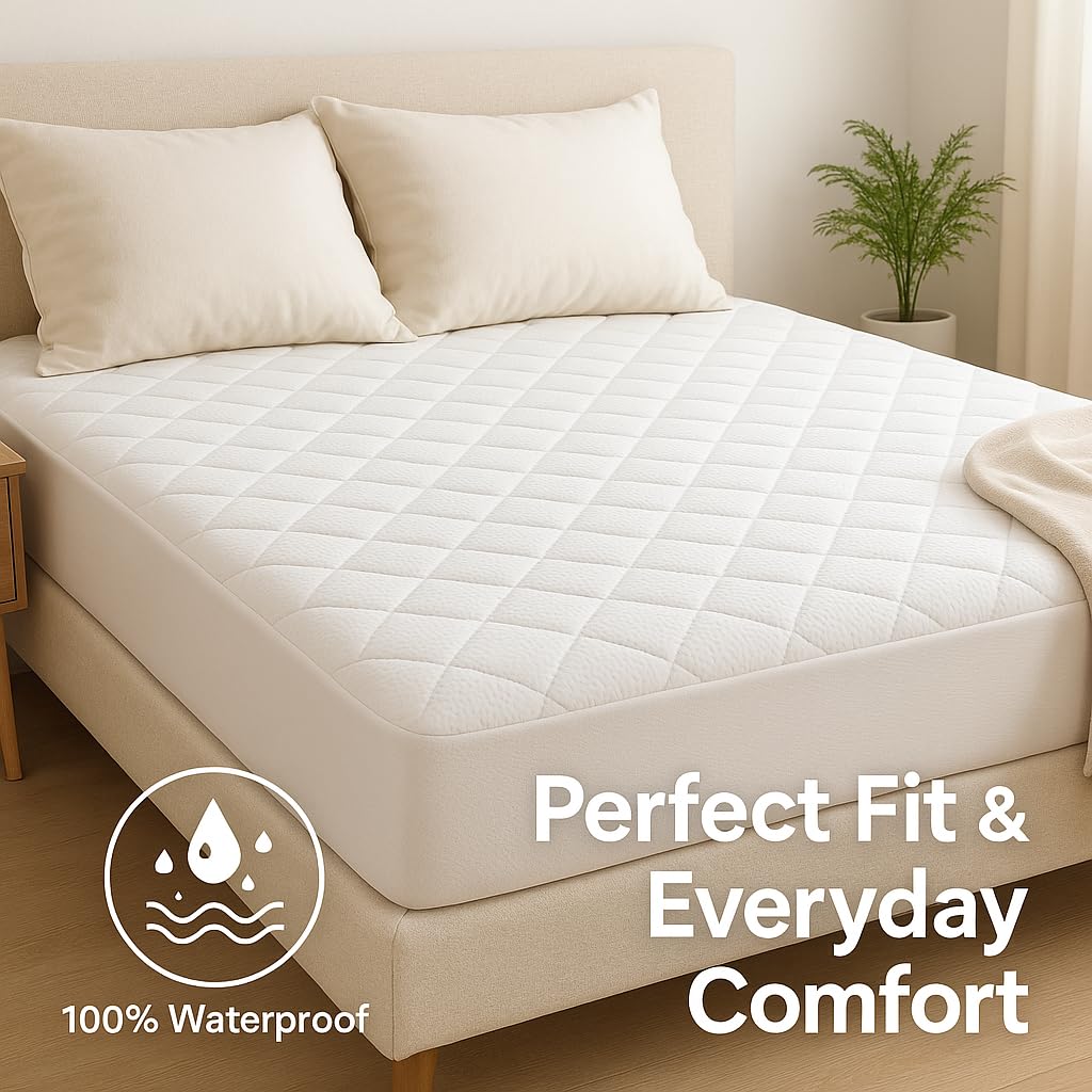 4AS Premium Bamboo Single Waterproof Mattress Protector - Image 3