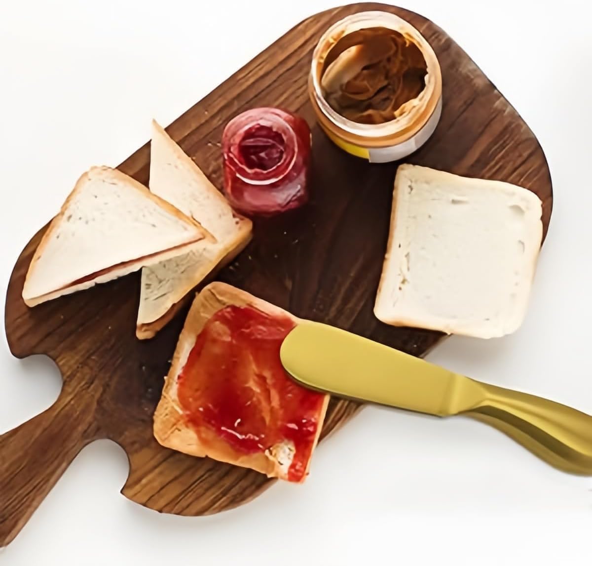 Golden Butter Knives Set - 2 Spreader Knives -5