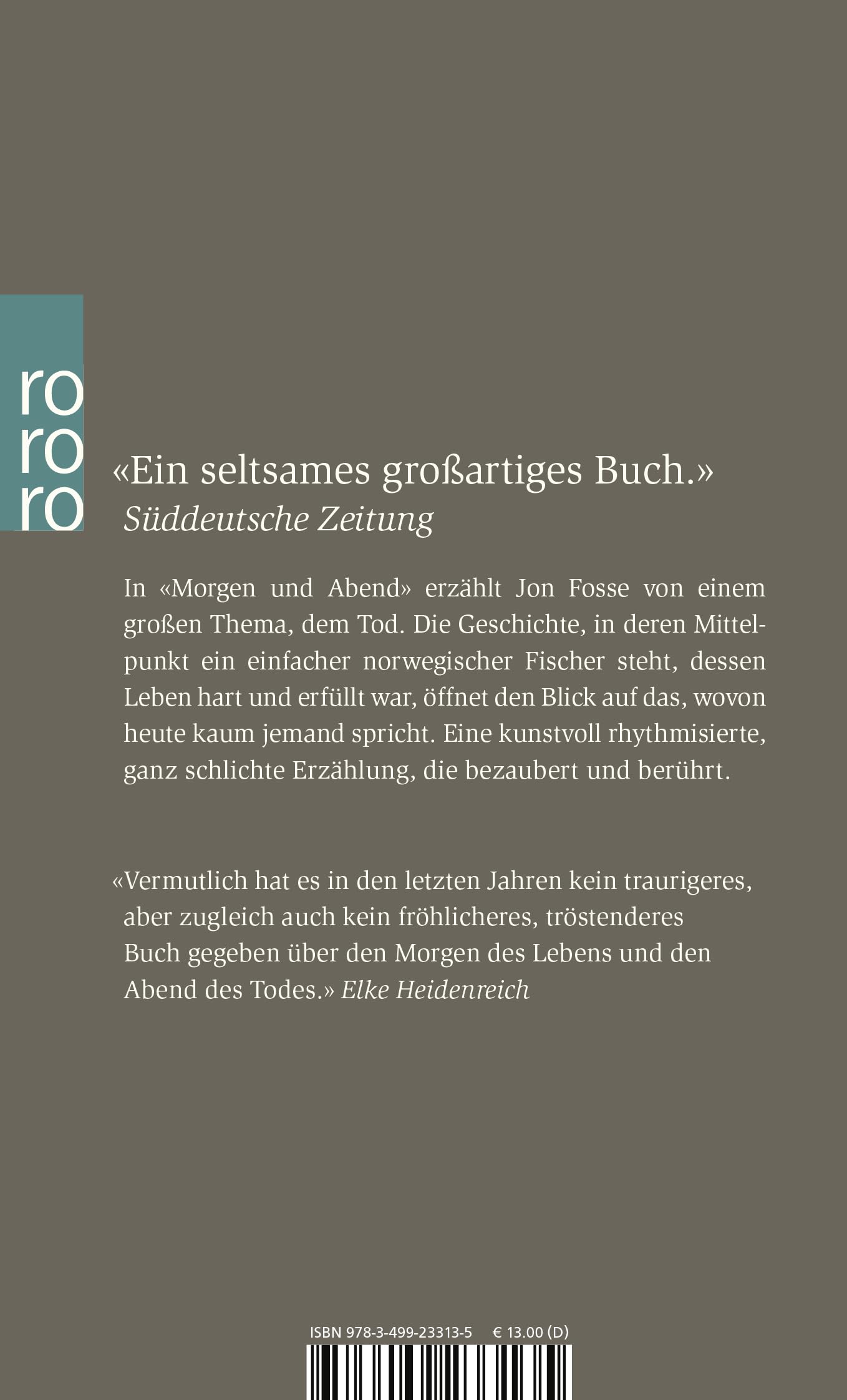 Morgen und Abend: Nobelpreis für Literatur 2023: 23313