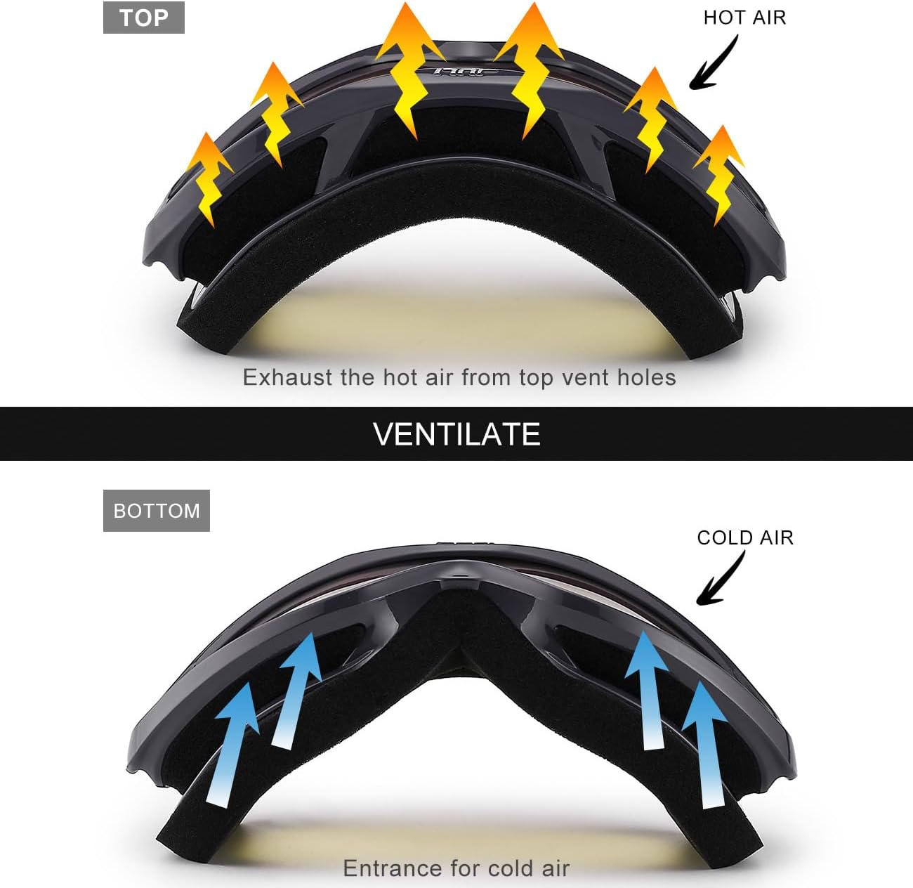 Juli Ski Goggles,Snow Snowboard Goggles Men Women Snowmobile Skiing Skating