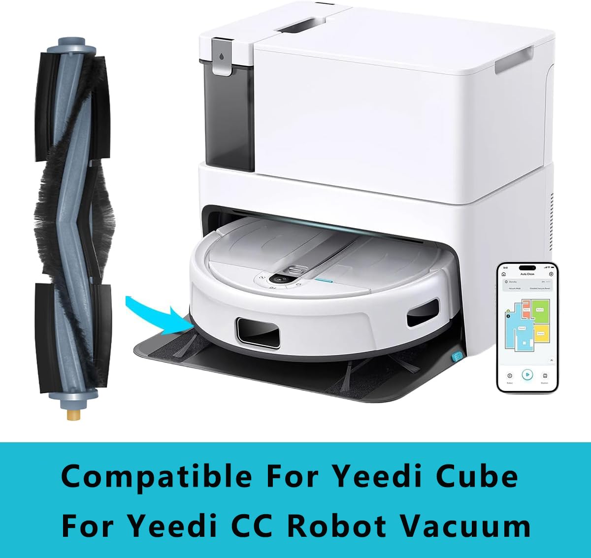 yeedi Buddy Kit 壁際用ブラシ メインブラシ フィルター3個 Yeedi Buddy Kit 消耗品 交換フィルター サイドブラシ - メルカリ