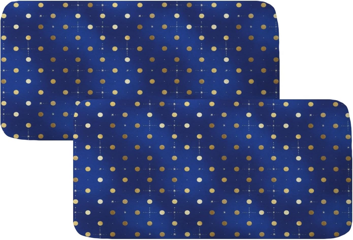 Starry Night Vibe Loveseat Covers Couch Covers for 2 Cushion Couch, 2-Piece Stretch Sofa Slipcovers Anti-Slip Washable Furniture Protectors for Dogs Pets