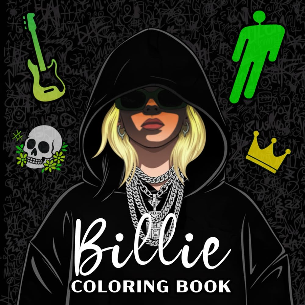 Billie Coloring Book: Fun and Relaxing Coloring Pages for Teens and Adults