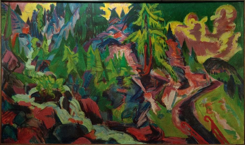 Peinture murale Elkirchner Kirchner pour émouvoir votre intérieur