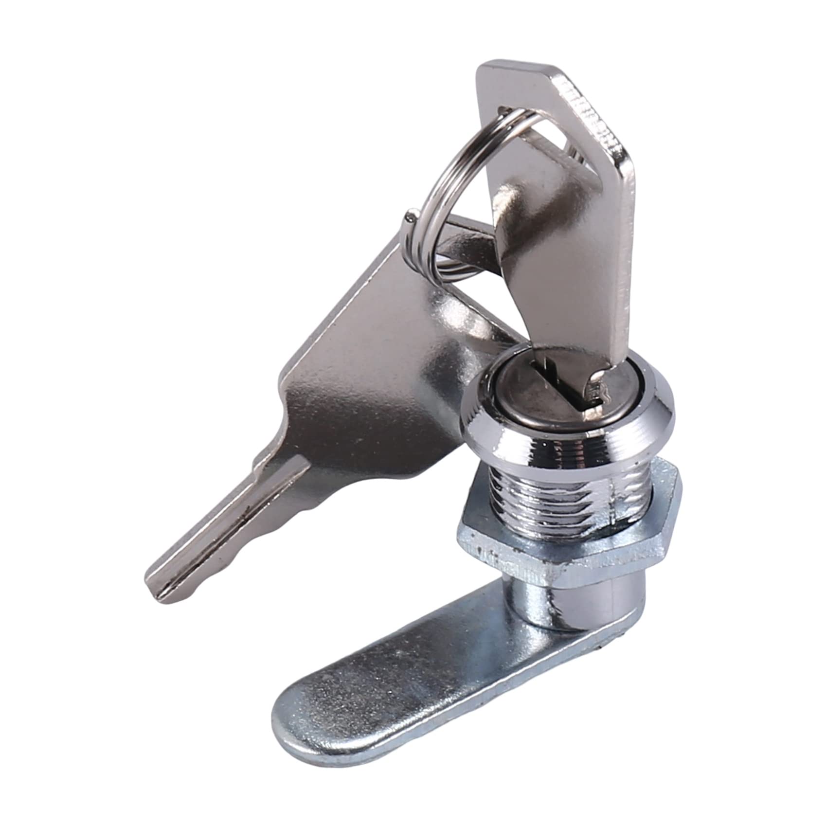 Veorly Cam Lock Desk Drawer Lock 16Mm + 2 Keys For Arcade Cupboard Mailbox File Cabinet