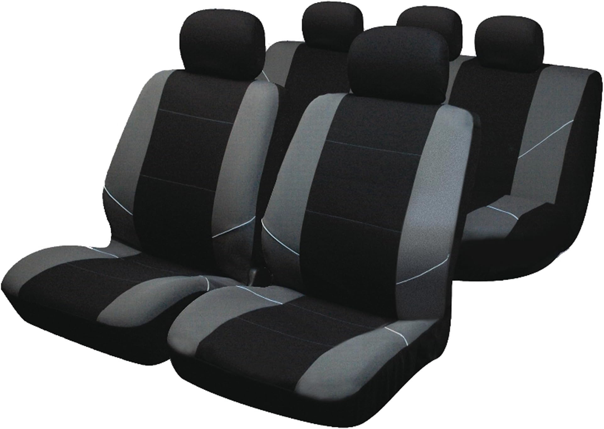 VW Volkswagen T-ROC Premium Leather Seat Covers 2017-2024 - Waterproof, Wear-resistant, Custom Full Set In Black