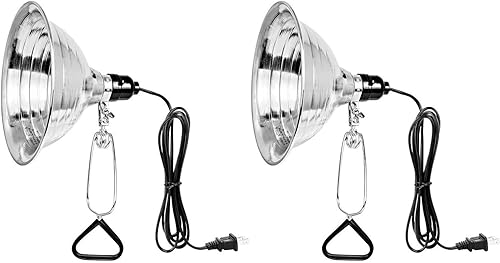 Vista 81 de Simple Deluxe Lámpara de abrazadera de 150 W con reflector de aluminio de 8.5 pulgadas (no incluye bombilla), cable de 6 pies, 1 paquete, color negro