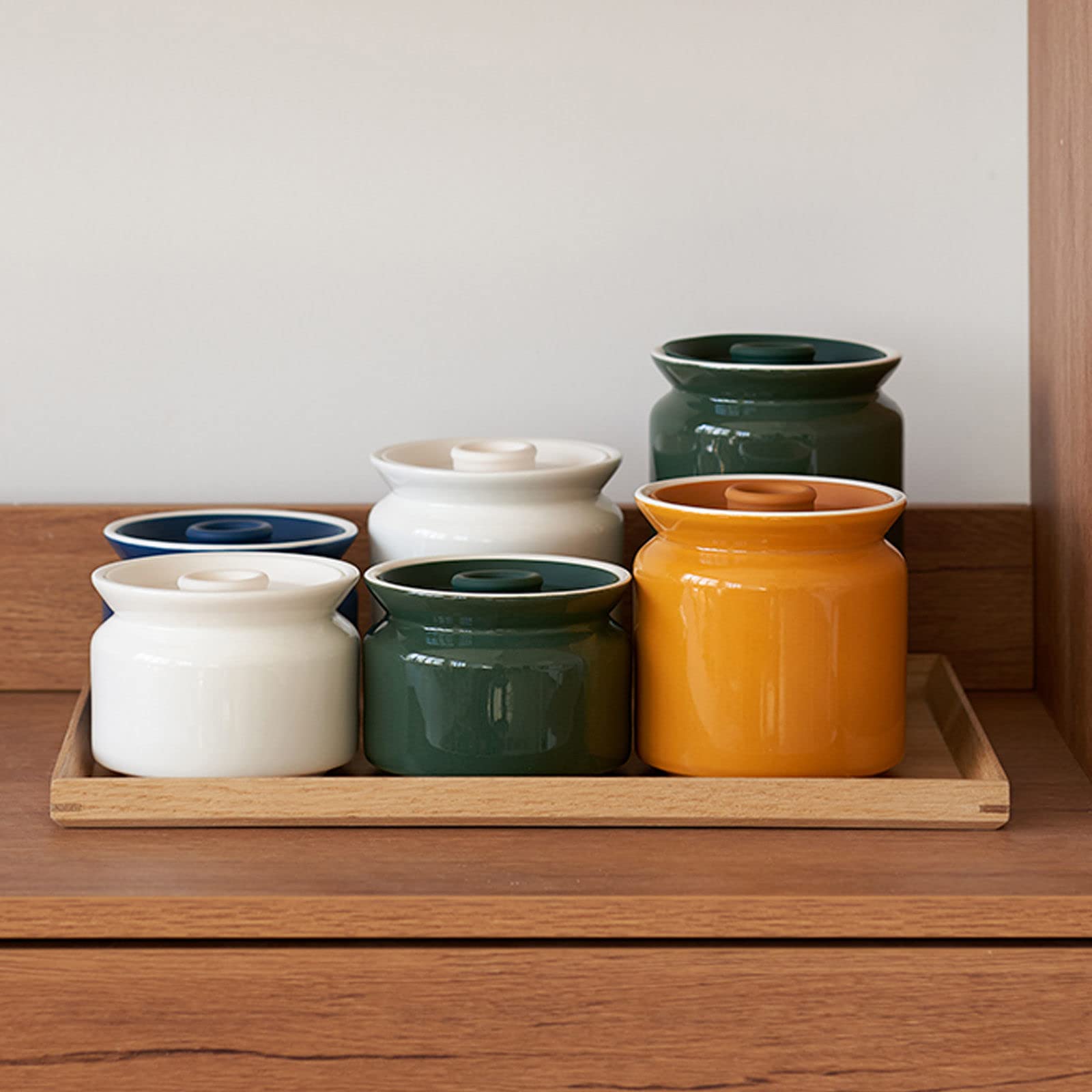 GERRIT Sucrier, sucrier avec Couvercle, Pot de Stockage de Sucre, Pot à Sucre, Pot à épices, Pot à Sucre, Pot à sel, Pot d'assaisonnement - Blanc - 300 ML (Couleur : Blanc) (Color : Unique Colour)