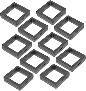 BESPORTBLE 10pcs Floating Frame Display Box for Jewelry Specimens and Stamps and Pe Holder for Unique Showcasing