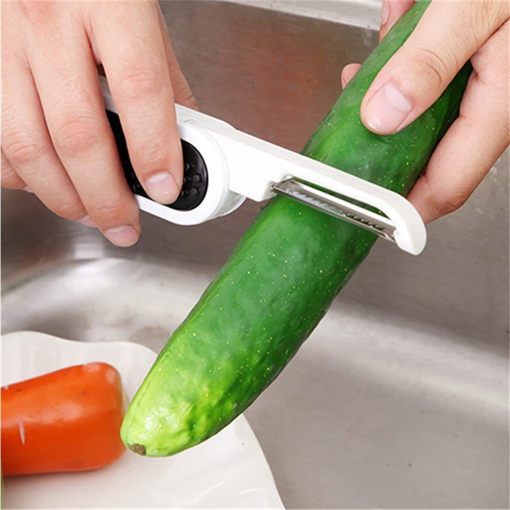 JFDBGU 3 in 1 Vegetable Peeler Fruit Grater Vegetable Washer Multifunctional Vegetable and Fruit Cleaning Tool