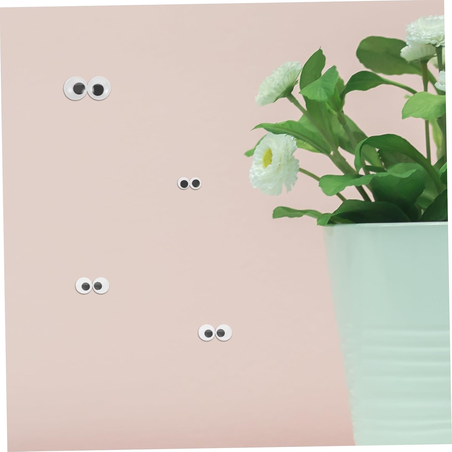 jojofuny 8pcs Extra-Large Eyes Stickers Large Googly Eyes for DIY Crafts Wall Decor Fridge Home Decor Assorted