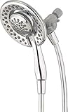 4-Setting In2ition 2-in-1 Dual Shower Head with HandHeld Spray&comma; Chrome Detachable Shower Head with Hose&comma; Showerhead&comma; 1&period;75 GPM Flow Rate&comma; Chrome 75486C