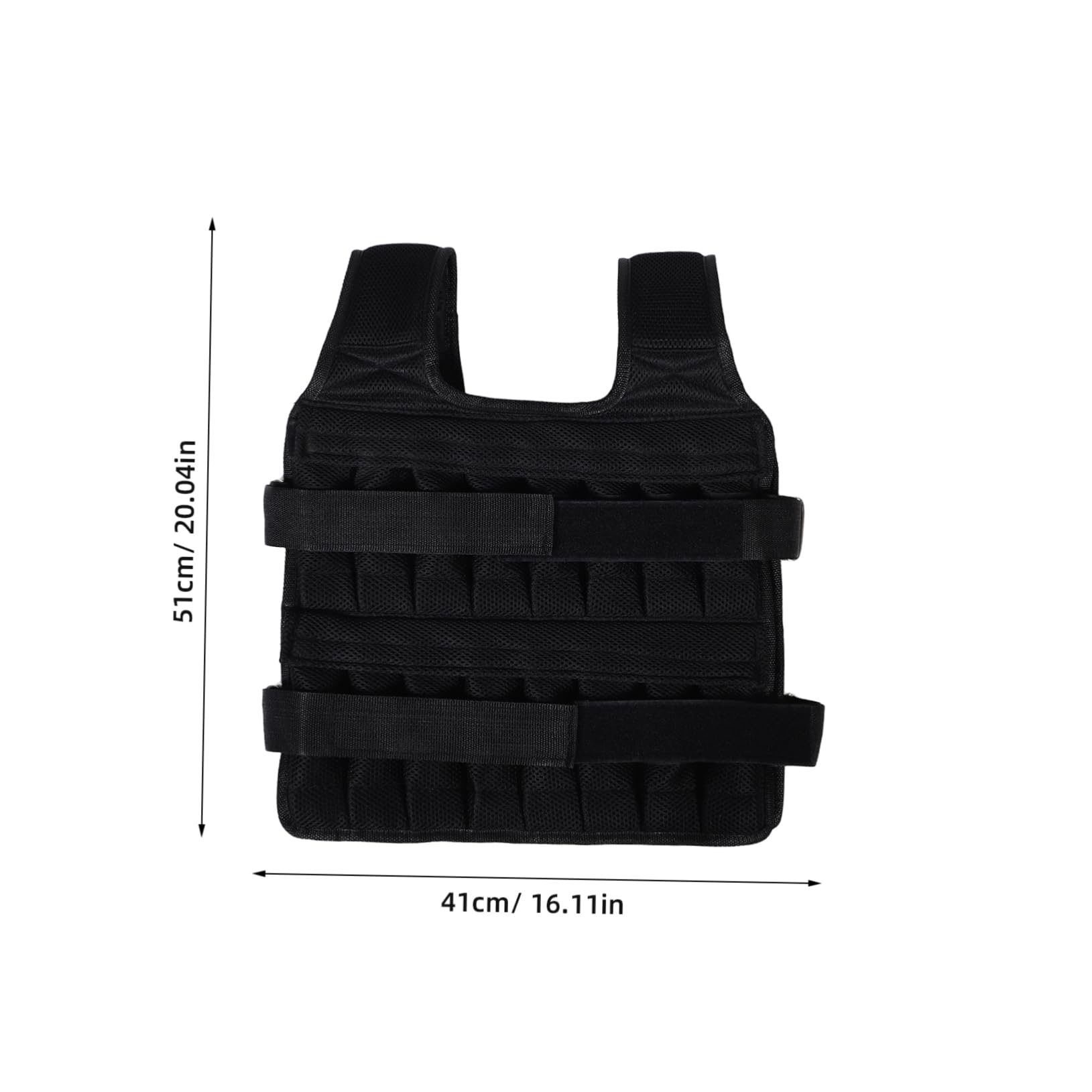 Giubbotto Zavorrato Regolabile per Fitness e Corsa, Gilet da Allenamento Sacche Pesi Staccabili, Resistente e Comodo per Esercizi di Forza e Sport All’aperto