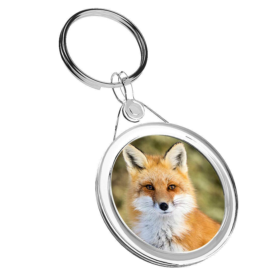 Destination Vinyl Keyrings Unisex Kids Multi 1 X Ginger Fox Wildlife Animal - Keyring Ir02 Mum Dad Kids Birthday #8323