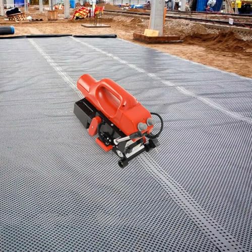 Zgrzewarka wspinaczkowa do tworzyw sztucznych o mocy 800 W, zgrzewarka klinowa do wkładek geomembranowych, HDPE, PVC, EVA, PP, PE