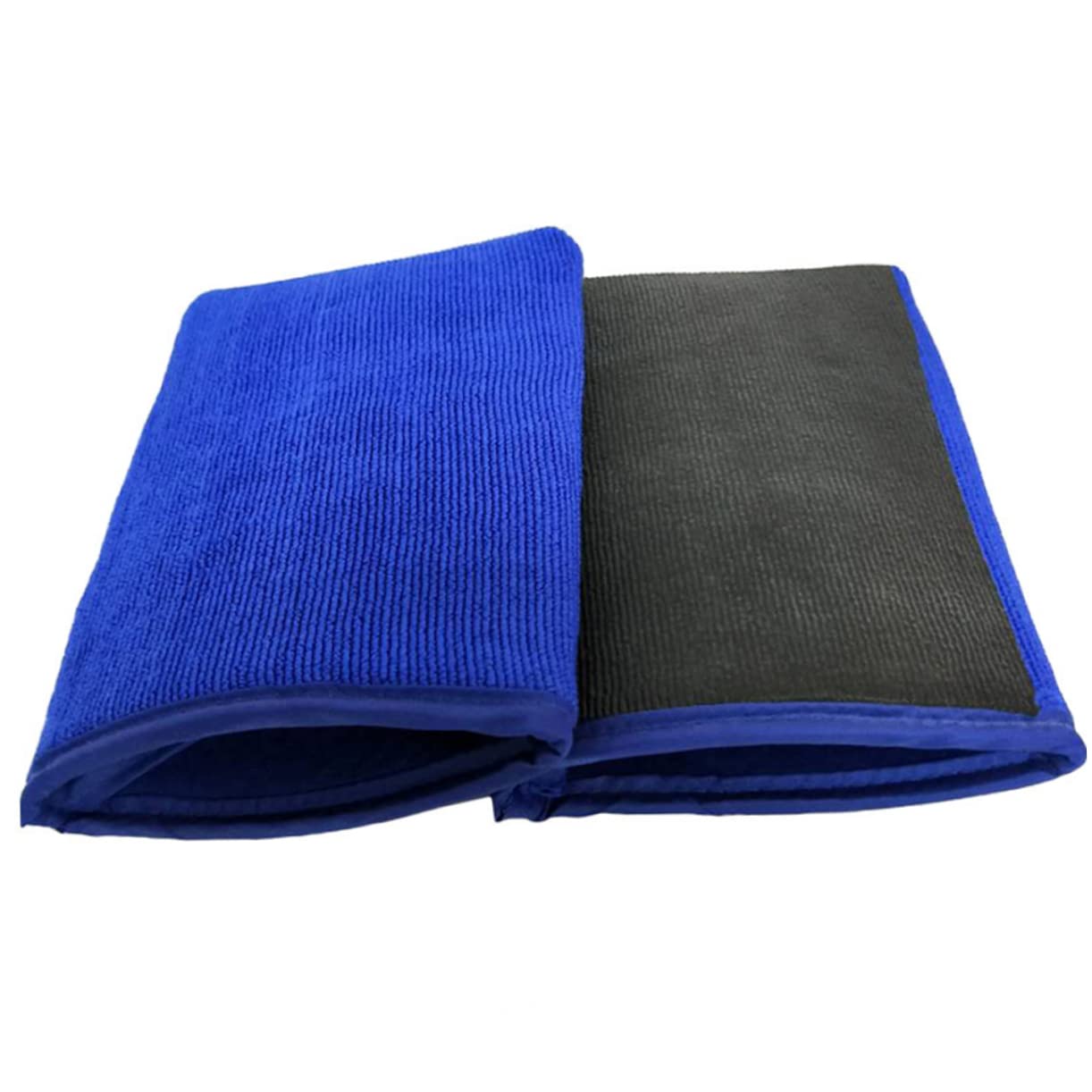 FOMIYES Car Wash Microfiber Mitt Blue Deoxidation Gloves for Car Cleaning Durable and for Dust Removal and Drying Car Wash Accessory