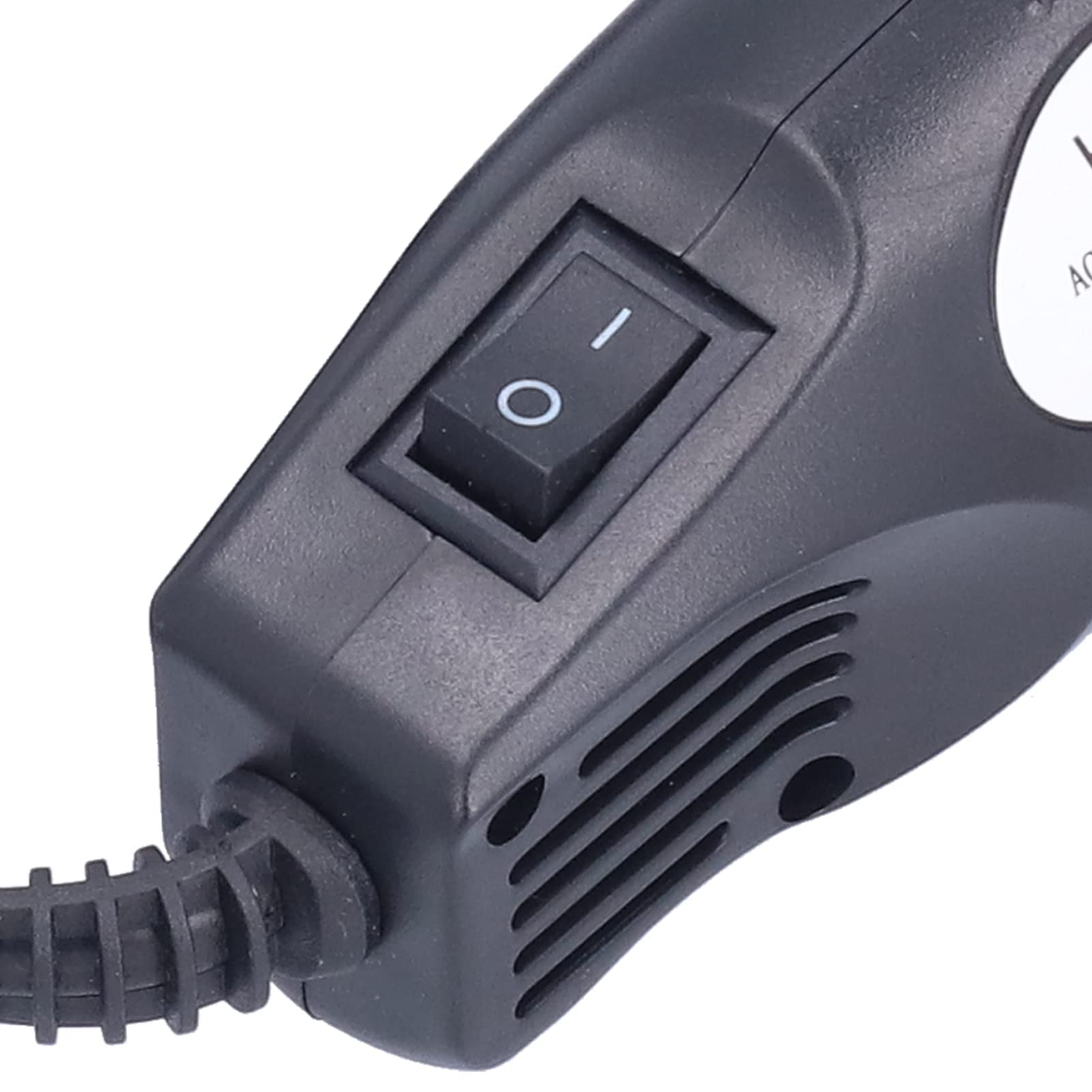 300W Mini Pistola Termica 200℃ Pistola Ad Aria Calda Portatile per Fai da Te per il Riscaldamento Timbro di Gomma in Polvere in Rilievo con Film Termoretraibile(European Standard 230V)