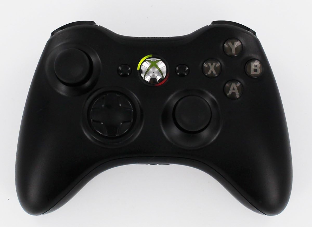 Xbox 360 Modded Controller Clear Black ABXY 30 Mods Rapid fire, Drop Shot, Jump Shot and more + FREE Pouch Case