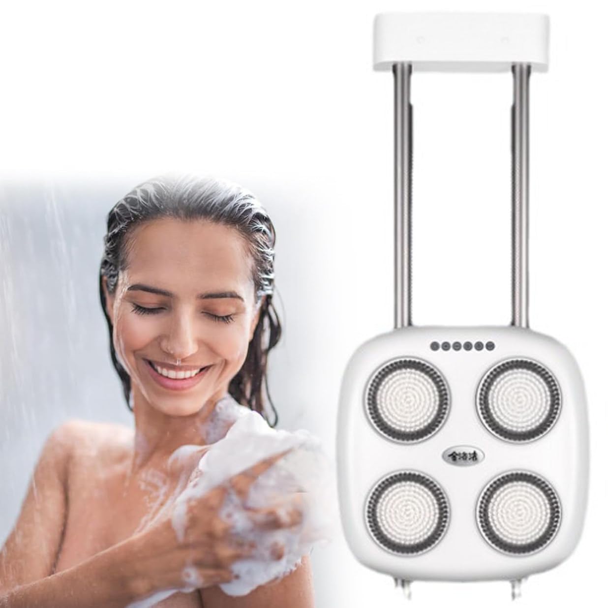 Brosse électrique pour le corps pour éliminer les imperfections du dos